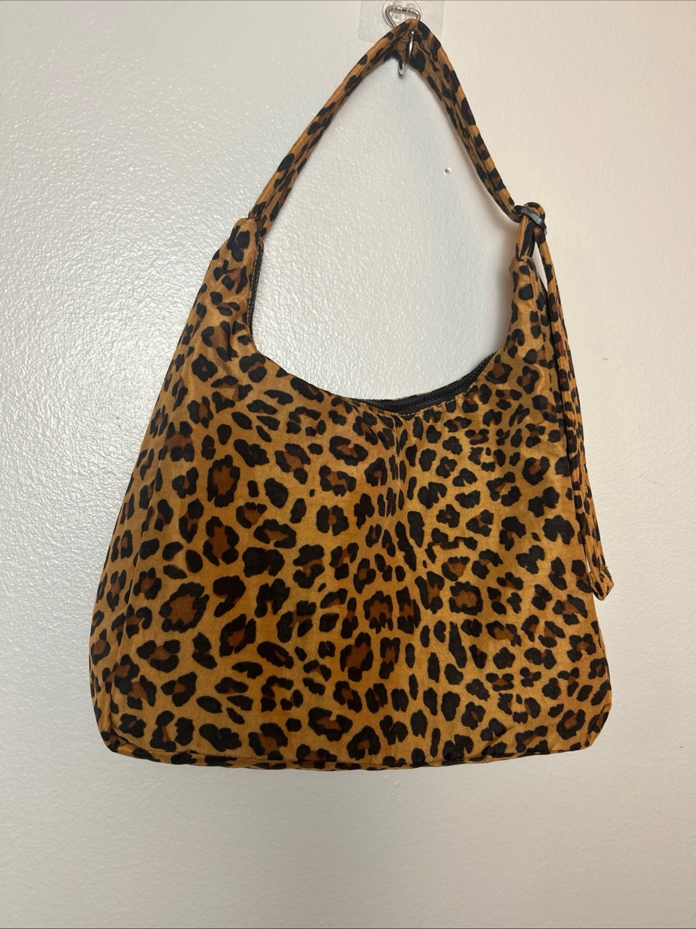 Baggu Large Nylon Shoulder Bag, Leopard